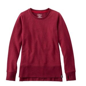 Women's L.L.Bean Cozy Sweatshirt, Split-Hem